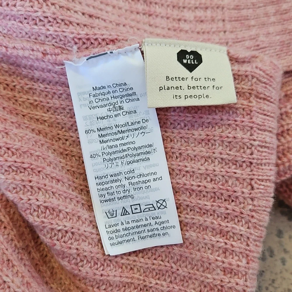 Madewell Lyle Henley V Neck Button Down Sweater Size Small